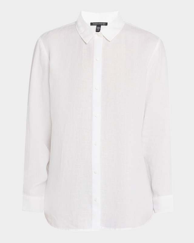 Button-Down Organic Linen Shirt